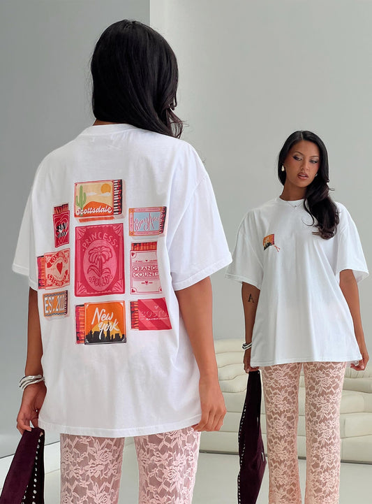 Matchbox Collection Graphic Tee White / Multi